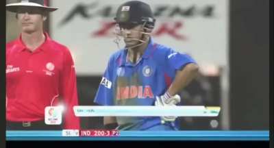 Forget everything. Sreesanth was the real reason India won the 2011 WC final (listen to the commentary) 