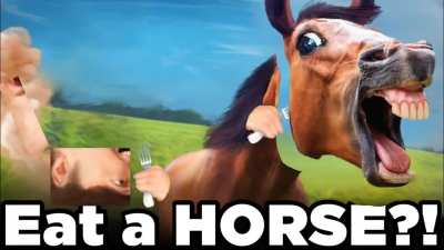 bfdi blocky eating horse