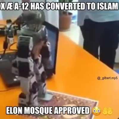 Ma sha ALLAH, Islam is spreading fast among Robots.