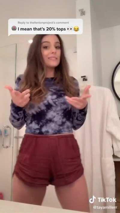 Tayas gonna collapse if she tried to do any more 😳