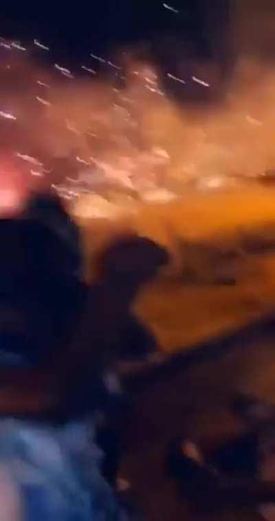 The kid in blue is stone cold