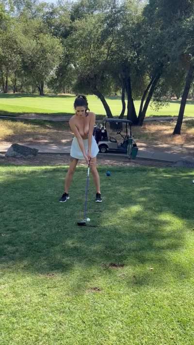 Always fuckable on a golf course