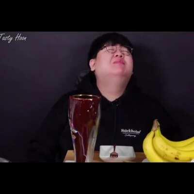 Cheese fondue guy dying inside