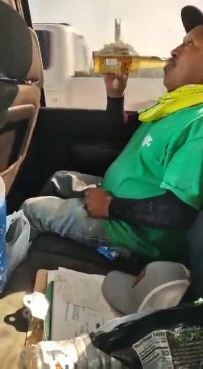 Cold beer after work just hits different