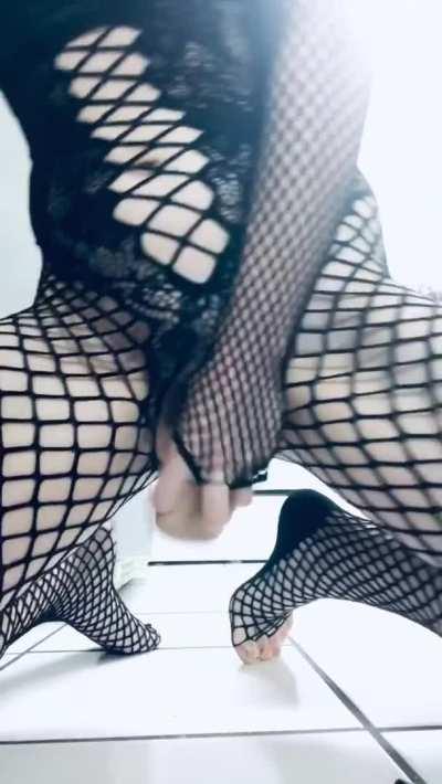 Blindfolded 2B Nier Automata Cosplay Fetish masturbation💦