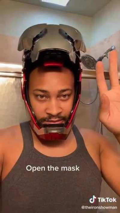 This Iron Man helmet