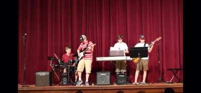 An old middle school band