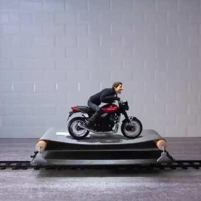 All of Tom Cruise’s stunts in Mission Impossible in beautiful stop motion