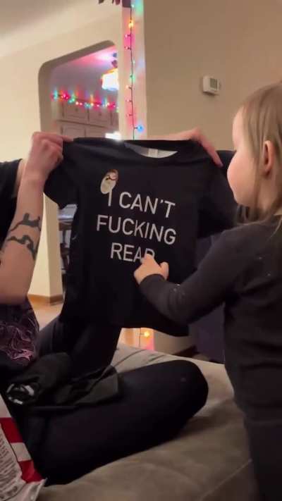 The shirt is telling no lies