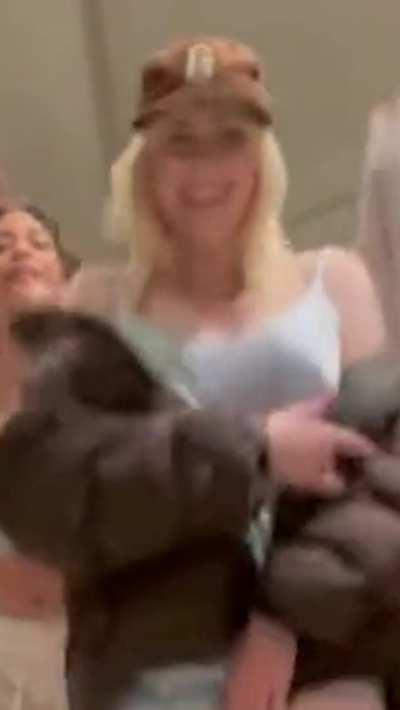 Billie's massive tits bouncing in slow mo