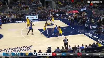 [Highlight] Jalen Suggs speeds down the floor, splits the defense and finishes with the Reverse Layup