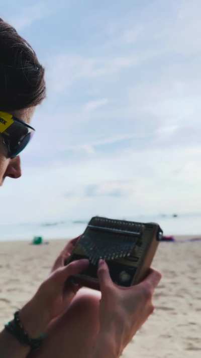 Some beach improvisation