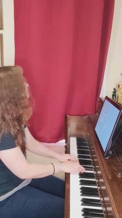 Playing Bach again for the first time in several years - Fugue Practice