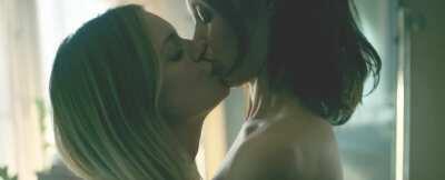 Olga Kurlyenko and Marine Duvivier in Sentinelle (2021)