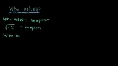 Equation for who asked?