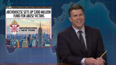 Michael Che Makes Colin Jost Insult Wife Scarlett Johansson in ‘SNL’ Joke Swap: “New research shows that millions of women leave the work force due to menopause. My girl already be like, ‘Colin, I’m warm. Colin, I’m sweating.’ B----, you having a hot flas