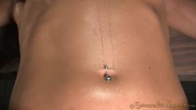 Kalina Ryu throat fucked while Cumming on sybian