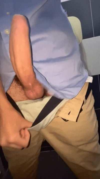 Would you suck me off in the office bathroom?