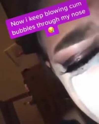 Cum bubbles