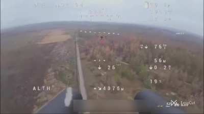 Ukrainian drone with two shotguns shoots down several Russian drones, shoots a soldier and throws a grenade