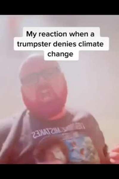 I think his beard is dyed red