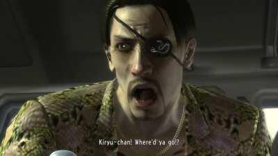 Poor Majima, nearly lost his love of fighting with Kiryu.
