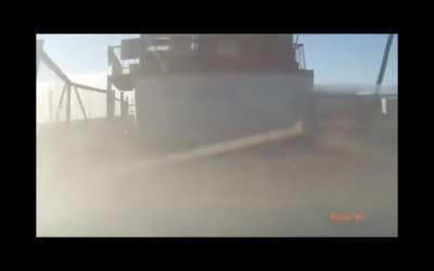 Russia: Car crash on dry road