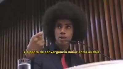 Dep. Renato Freitas dando uma aula de democracia aos bolsonaristas.