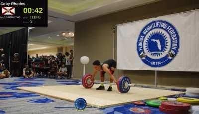 111kg Snatch @ 67kg & 18yrs old