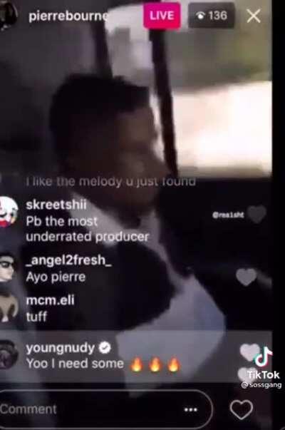 This man Pierre making beats in an Uber