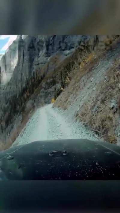 It seems that it is a dangerous road