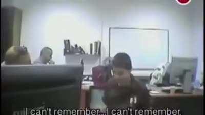 Ahmad Manasrah is a Palestinian kid who was shot and arrested by the Israeli police 6 years ago when he was only 11 years old, he's 17 now and still is jailed, this is footage from how they interrogated him.