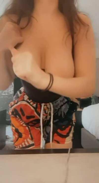 Sometimes I wonder if these natural DDDs are too big for my 5’1 frame