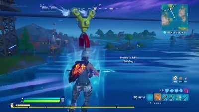 Look how perfect the zip line lined up with the zone on my minimap , so satisfying