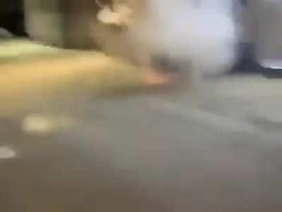 Fireworks thrown at sleeping homeless man in Harlem