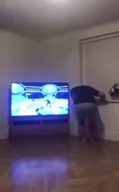WCGW Doing Keepy-Uppies indoors
