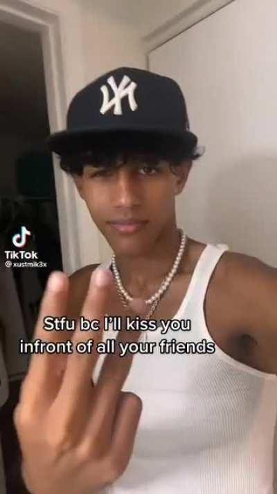 All 3 of your friends will see my tongue game