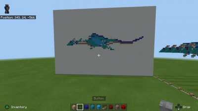 Animation Dragon in Minecraft Bedrock