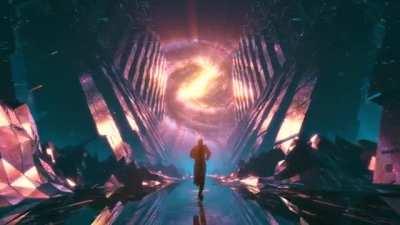 A cosmic dreamscape I made