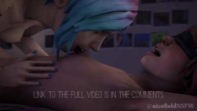 The First BDSM Night - Max x Chloe 9 minute lesdom animation