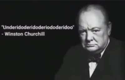 Winston Churchill’s famous speech