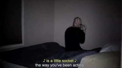 tommy doing a miniscule amount of tomfoolery