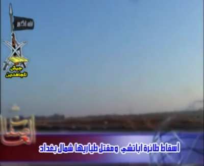 US Apache shot down north of Baghdad, 2006.