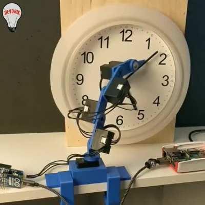 This robot is always on the clock (from @devdrik on twitter)