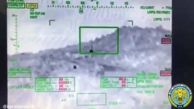 Turkish Attack Helicopter T129 Destroyed 2 Vehicles of YPG (Afrin 2018)