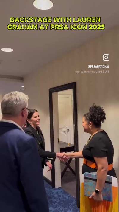 Backstage with Lauren Graham at PRSA’s ICON | October 28, 2025