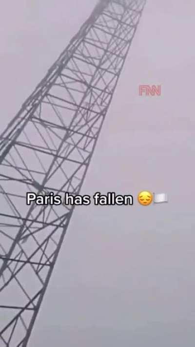 the fall of paris 1940 (colorized)