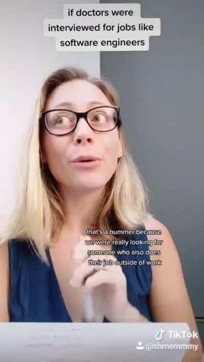 If doctors were interviewed like software developers