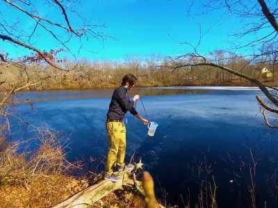 My new life's mission, using my water filter to taste and rate all the freshwater in the world
