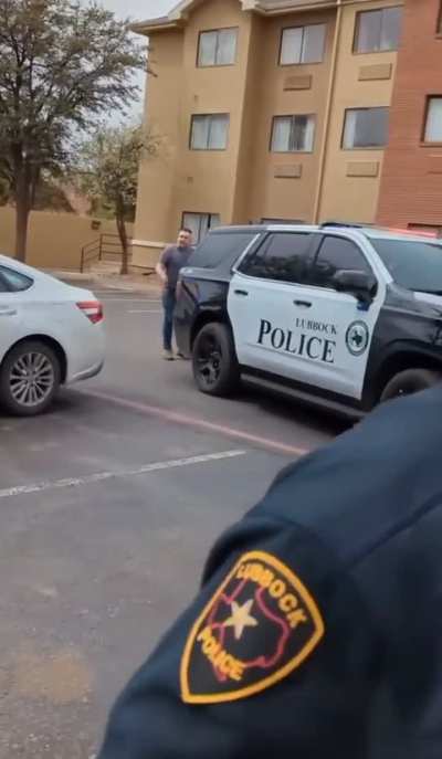 Racist pulls up on group of Protestors in Lubbock, TX